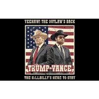 Funny Trump Vance 2024 Outlaw Hillbily Won Inauguration Bumper Sticker