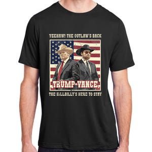 Funny Trump Vance 2024 Outlaw Hillbily Won Inauguration Adult ChromaSoft Performance T-Shirt