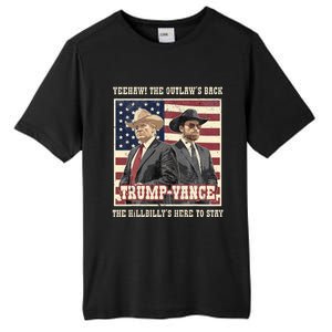 Funny Trump Vance 2024 Outlaw Hillbily Won Inauguration Tall Fusion ChromaSoft Performance T-Shirt