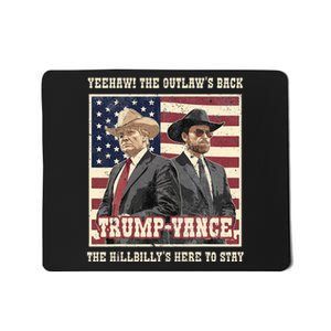 Funny Trump Vance 2024 Outlaw Hillbily Won Inauguration Mousepad