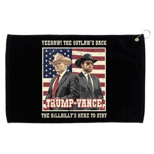 Funny Trump Vance 2024 Outlaw Hillbily Won Inauguration Grommeted Golf Towel