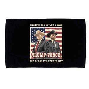 Funny Trump Vance 2024 Outlaw Hillbily Won Inauguration Microfiber Hand Towel