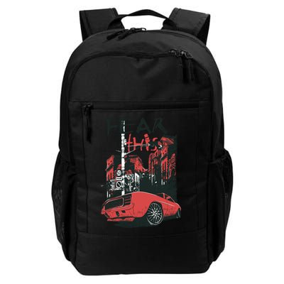 Fear This Vintage Muscle Car Cool City Graphic Backpack