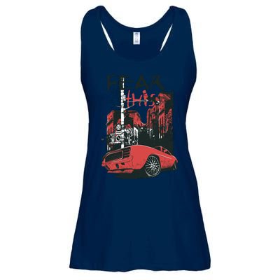 Fear This Vintage Muscle Car Cool City Graphic Ladies Essential Flowy Tank