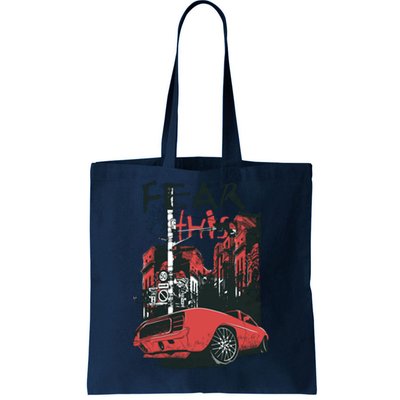 Fear This Vintage Muscle Car Cool City Graphic Tote Bag