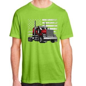 Funny Trucker Vehicle Truck Driver Adult ChromaSoft Performance T-Shirt