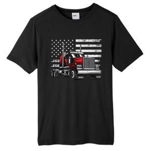 Funny Trucker Vehicle Truck Driver Tall Fusion ChromaSoft Performance T-Shirt