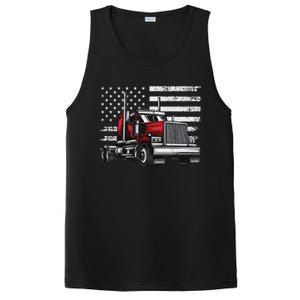 Funny Trucker Vehicle Truck Driver PosiCharge Competitor Tank