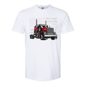 Funny Trucker Vehicle Truck Driver Softstyle CVC T-Shirt