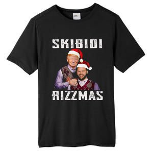 Funny Trump Vance Skibid.I Rizzmas Make Christmas Great Again Tall Fusion ChromaSoft Performance T-Shirt