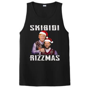 Funny Trump Vance Skibid.I Rizzmas Make Christmas Great Again PosiCharge Competitor Tank