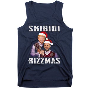 Funny Trump Vance Skibid.I Rizzmas Make Christmas Great Again Tank Top