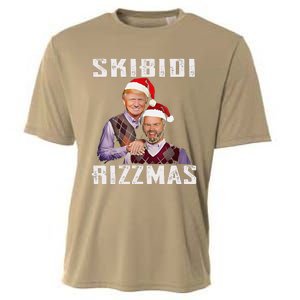 Funny Trump Vance Skibid.I Rizzmas Make Christmas Great Again Cooling Performance Crew T-Shirt