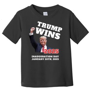 Funny Trump Wins 2025 Inauguration Day Crew Liberal Tears Toddler T-Shirt