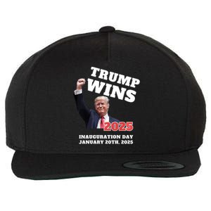 Funny Trump Wins 2025 Inauguration Day Crew Liberal Tears Wool Snapback Cap