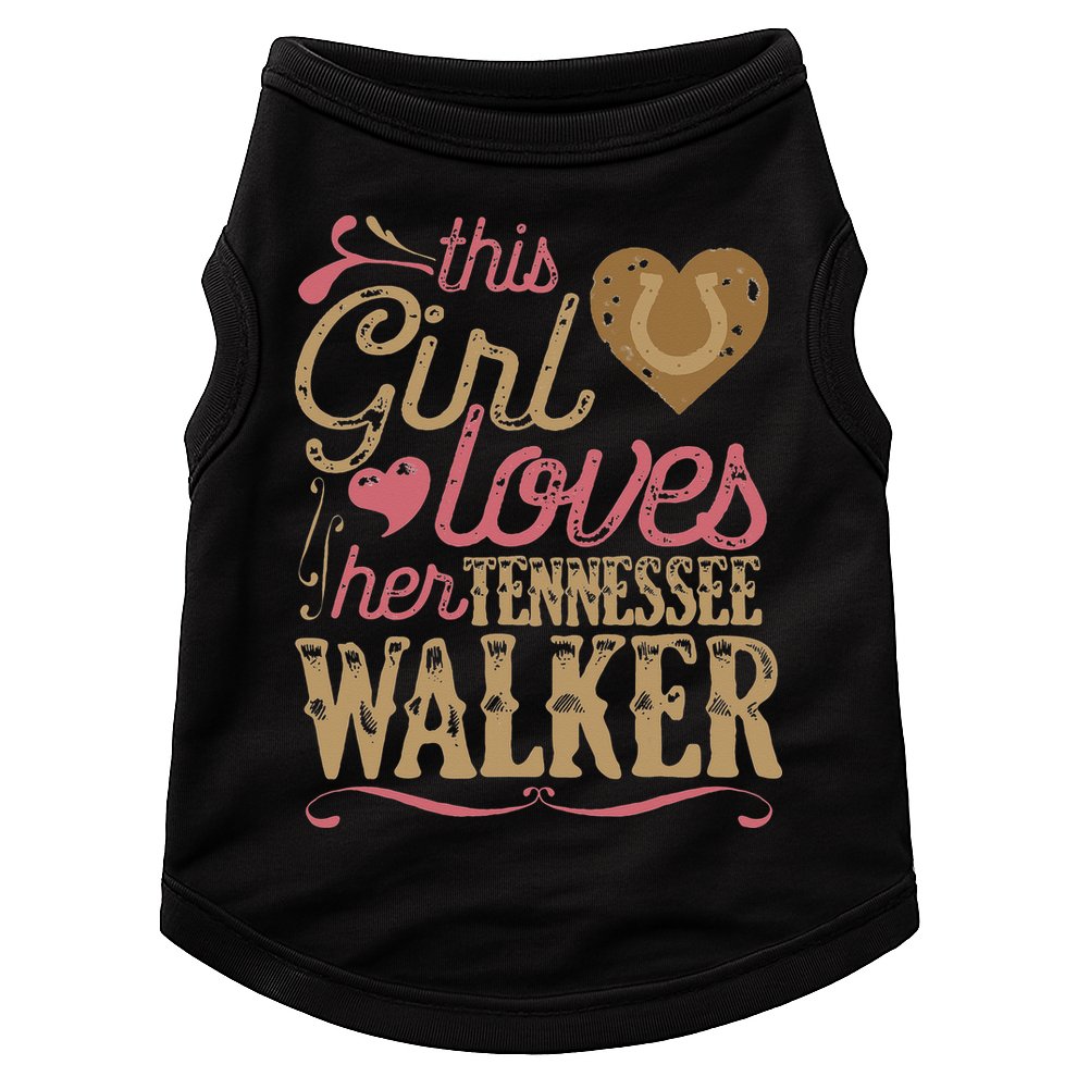 funny Tennessee Walker Horse Gift Tee Walking Doggie Tank