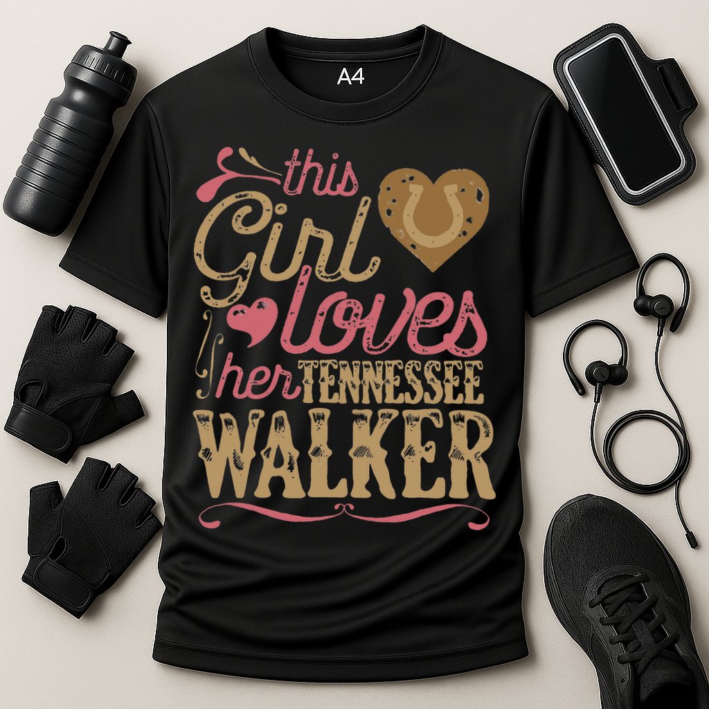 funny Tennessee Walker Horse Gift Tee Walking Performance Shirt