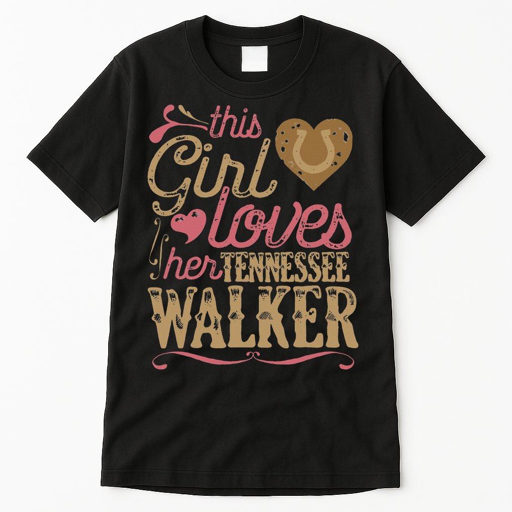 funny Tennessee Walker Horse Gift Tee Walking Tall T-Shirt