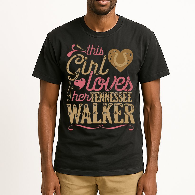funny Tennessee Walker Horse Gift Tee Walking Tall T-Shirt