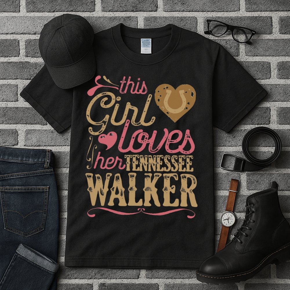 funny Tennessee Walker Horse Gift Tee Walking Tall T-Shirt