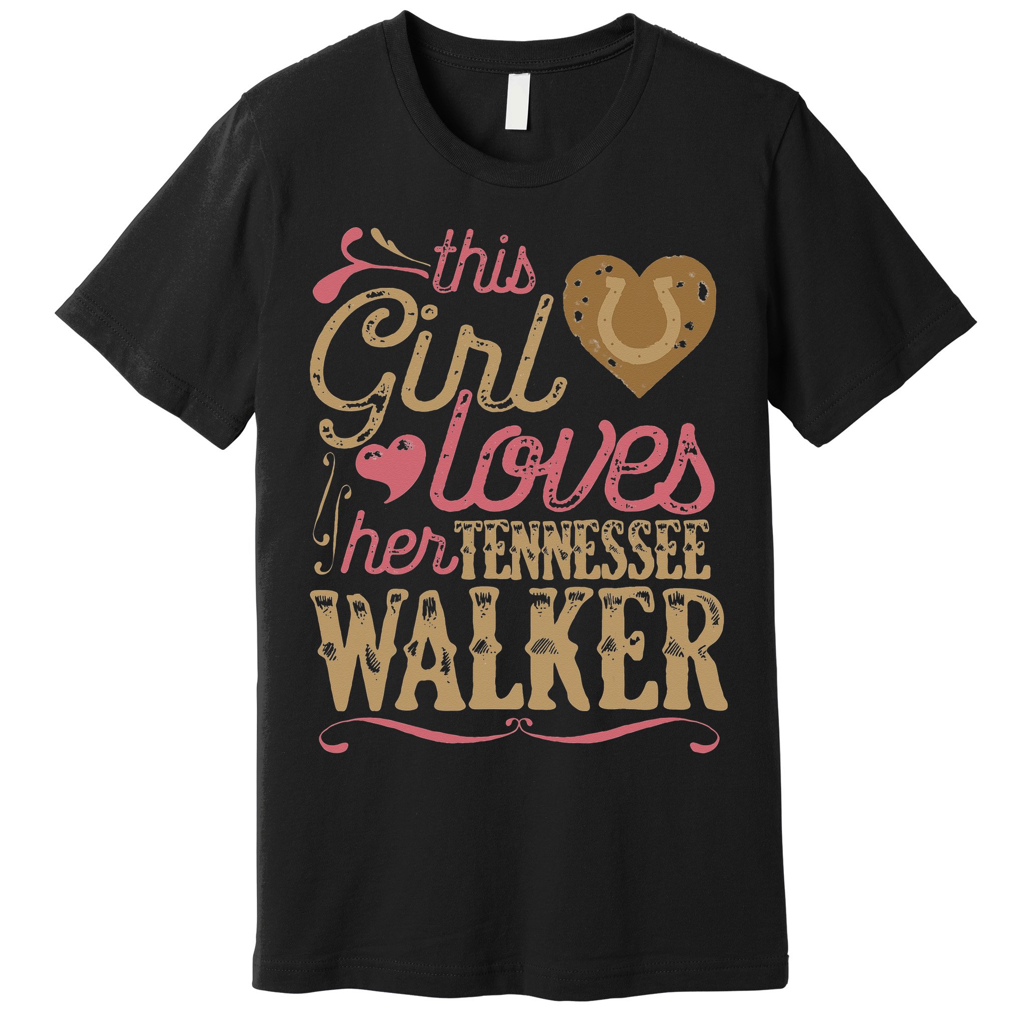 funny Tennessee Walker Horse Gift Tee Walking Premium T-Shirt