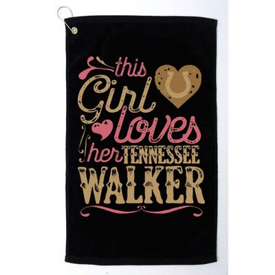 funny Tennessee Walker Horse Gift Tee Walking Golf Towel