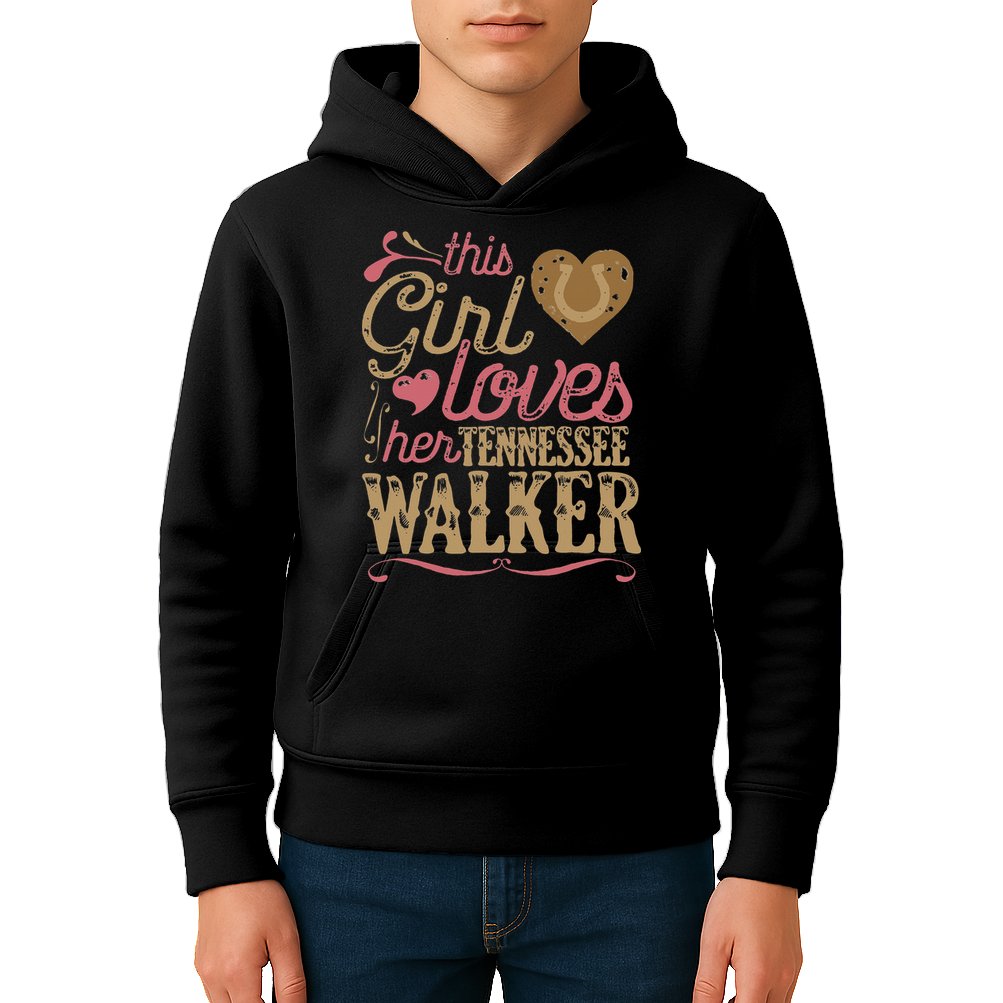 funny Tennessee Walker Horse Gift Tee Walking Kids Hoodie