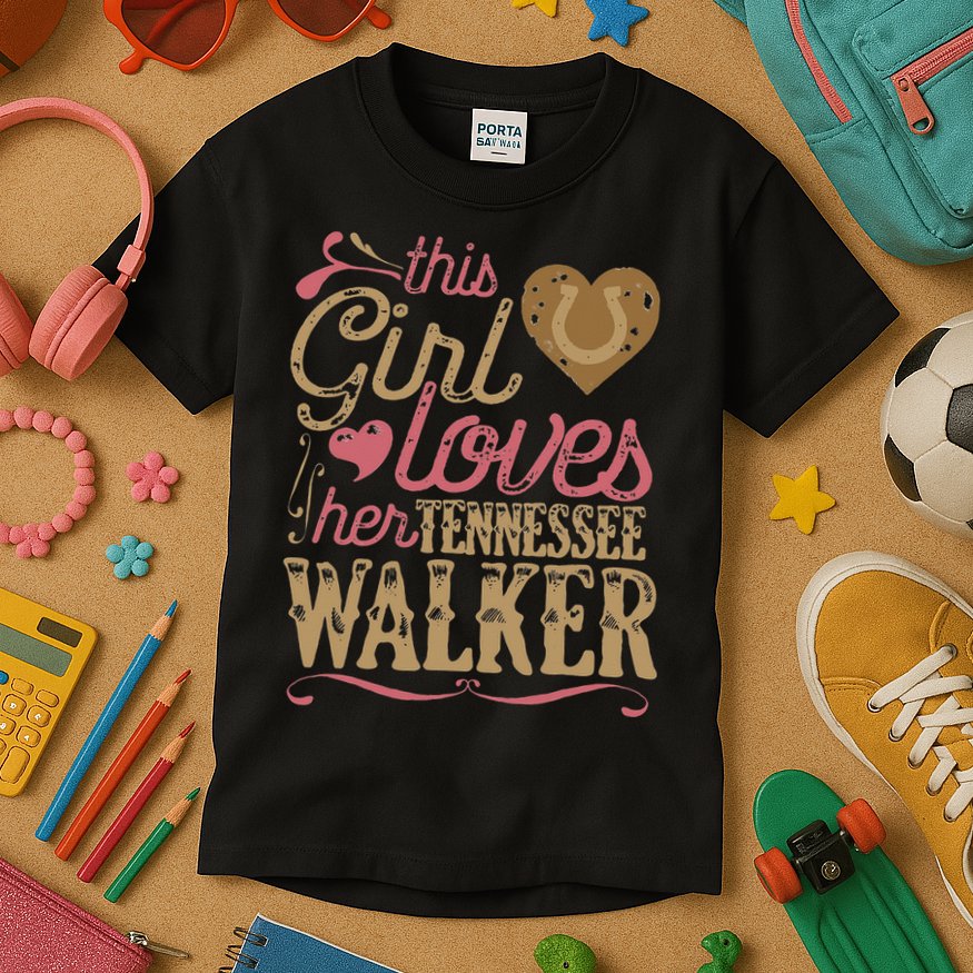 funny Tennessee Walker Horse Gift Tee Walking Kids T-Shirt
