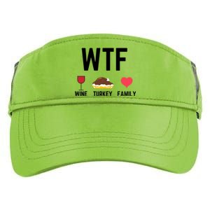 Funny Thanksgiving Wine Turkey Family Food Gift Fall Season Funny Gift Adult Drive Performance Visor