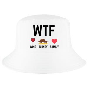 Funny Thanksgiving Wine Turkey Family Food Gift Fall Season Funny Gift Cool Comfort Performance Bucket Hat