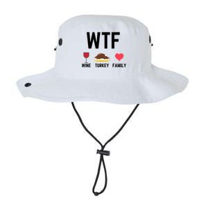 Funny Thanksgiving Wine Turkey Family Food Gift Fall Season Funny Gift Legacy Cool Fit Booney Bucket Hat