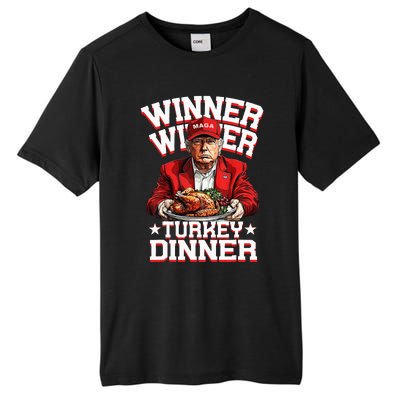 Funny Trump Winner Winner Turkey Dinner Thanksgiving Humor Tall Fusion ChromaSoft Performance T-Shirt