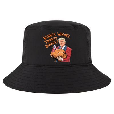 Funny Trump Winner Winner Turkey Dinner Thanksgiving Cute Gift Cool Comfort Performance Bucket Hat