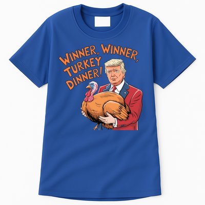 Funny Trump Winner Winner Turkey Dinner Thanksgiving Cute Gift Tall T-Shirt