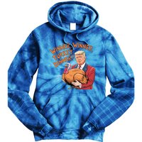 Funny Trump Winner Winner Turkey Dinner Thanksgiving Cute Gift Tie Dye Hoodie