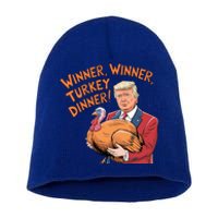 Funny Trump Winner Winner Turkey Dinner Thanksgiving Cute Gift Short Acrylic Beanie