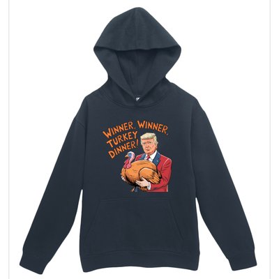 Funny Trump Winner Winner Turkey Dinner Thanksgiving Cute Gift Urban Pullover Hoodie