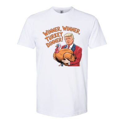 Funny Trump Winner Winner Turkey Dinner Thanksgiving Cute Gift Softstyle® CVC T-Shirt