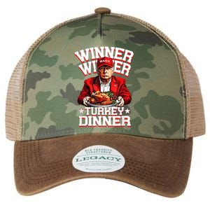 Funny Trump Winner Winner Turkey Dinner Thanksgiving Apparel Legacy Tie Dye Trucker Hat