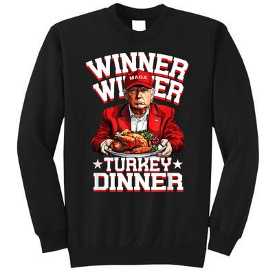 Funny Trump Winner Winner Turkey Dinner Thanksgiving Apparel Sweatshirt