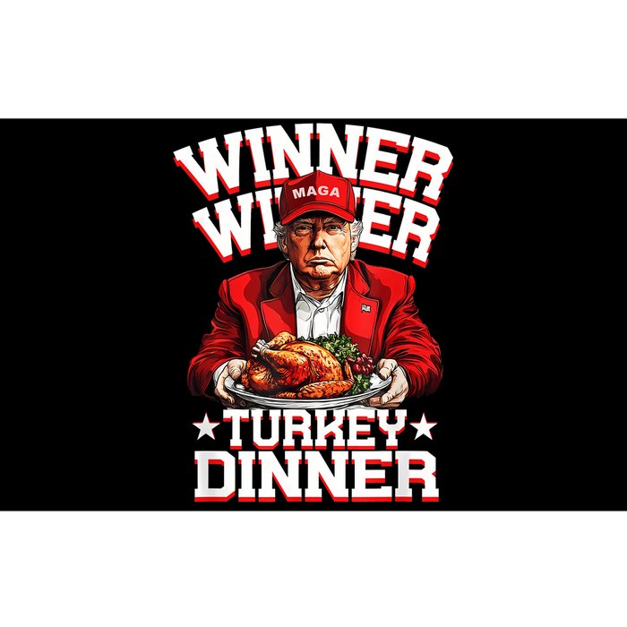 Funny Trump Winner Winner Turkey Dinner Thanksgiving Apparel Bumper Sticker