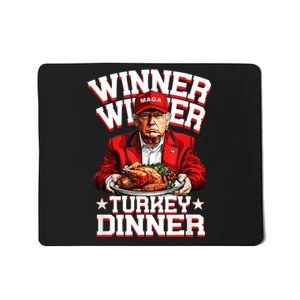 Funny Trump Winner Winner Turkey Dinner Thanksgiving Apparel Mousepad