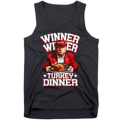 Funny Trump Winner Winner Turkey Dinner Thanksgiving Apparel Tank Top