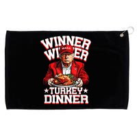 Funny Trump Winner Winner Turkey Dinner Thanksgiving Apparel Grommeted Golf Towel