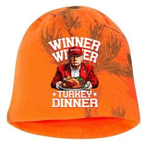 Funny Trump Winner Winner Turkey Dinner Thanksgiving Apparel Kati - Camo Knit Beanie