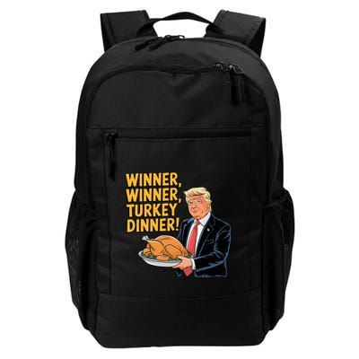 Funny Trump Winner Winner Turkey Dinner Thanksgiving Gift Backpack