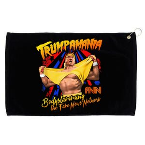 Funny Trump Wrestling Meme Fake News Trumpamania Grommeted Golf Towel