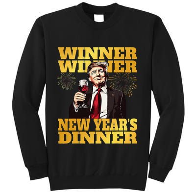 Funny Trump Winner YearS Dinner Trump Drinking Wine Sweatshirt
