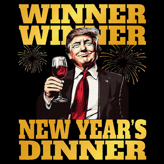 Funny Trump Winner YearS Dinner Trump Drinking Wine Women's Crop Top Tee