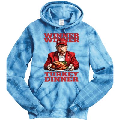 Funny Trump Winner Turkey Dinner Thanksgiving DaddyS Home Tie Dye Hoodie